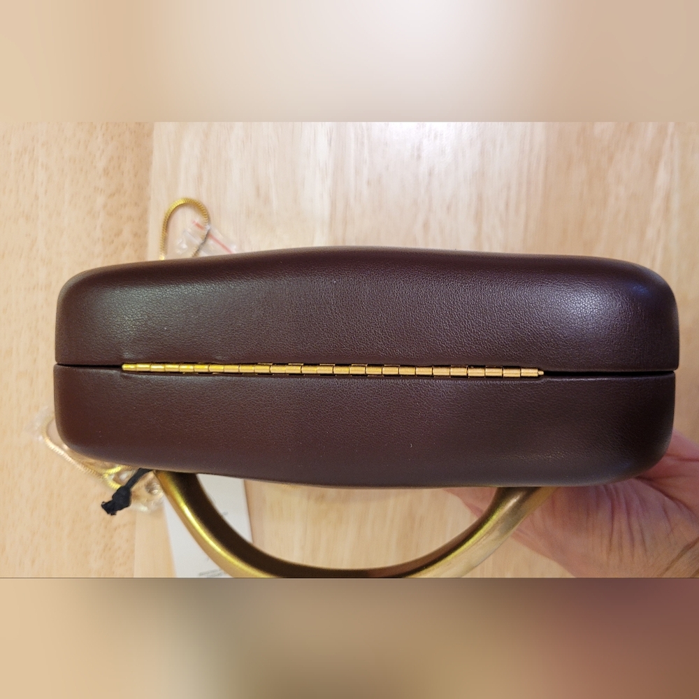 Zara 50th Anniversary "Perfect" Clutch In Burgundy NWT - Picture 10 of 10